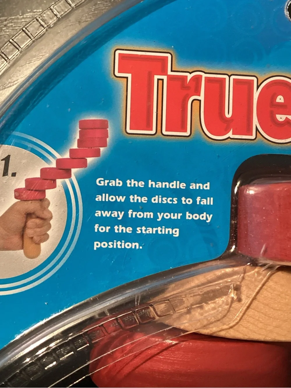True Balance Handheld Wooden Coordination Puzzle Toy by Excite STEM, Red NEW NOS